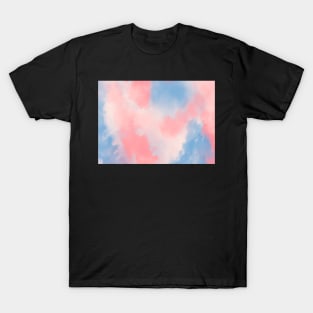 Blue & Pink Tide Dye T-Shirt